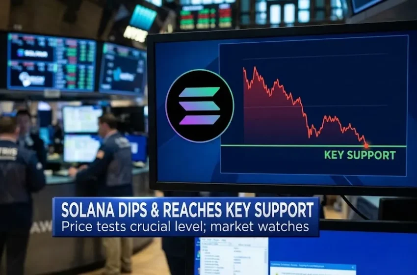  Solana (SOL) Slips Back to Support, Setting Up a High-Tension Test