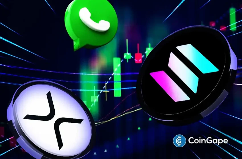  XRP Trading Goes Live on WhatsApp, Solana Co-Founder Spotlights